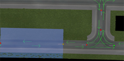 Стоянка для автомобилей во дворе в редакторе карты ETS2