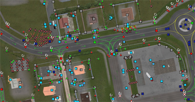 Участок карты ETS 2 в map editor