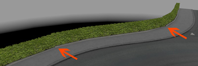 Искажения линии живой изгороди в ETS 2